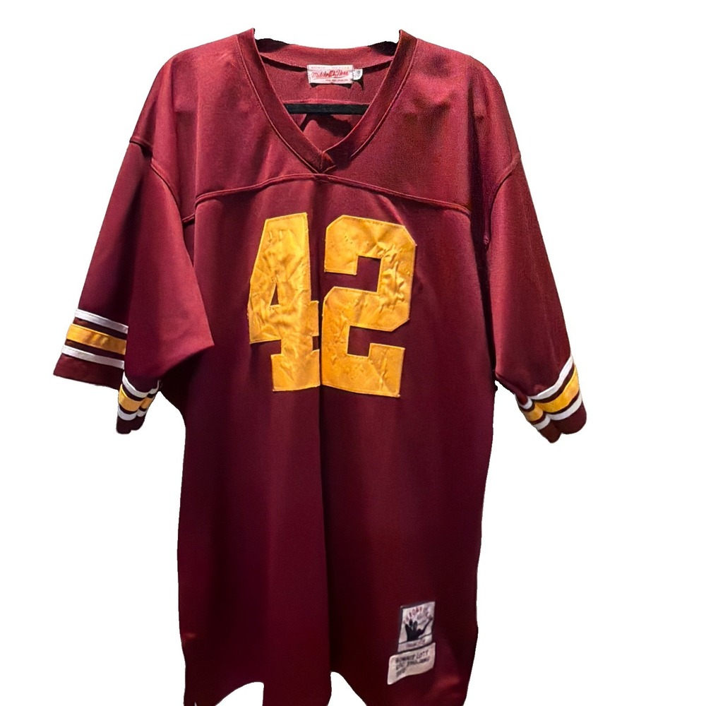 Mitchell & Ness Ronnie Lott 1980 USC Trojans Throwback Football Jersey Size 56